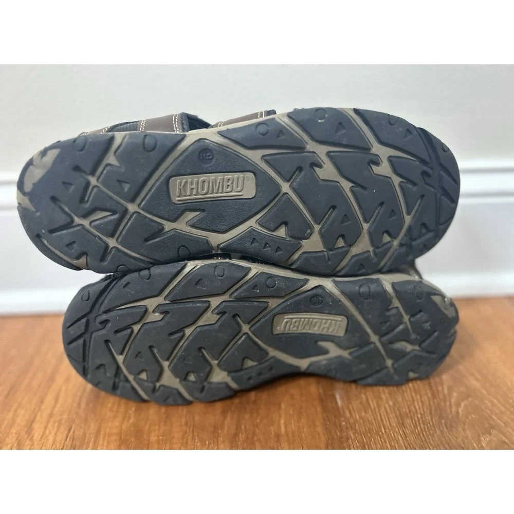 KHOMBU COMFORT Size 9 Brown Fisherman Sandal Shoes Closed Toe